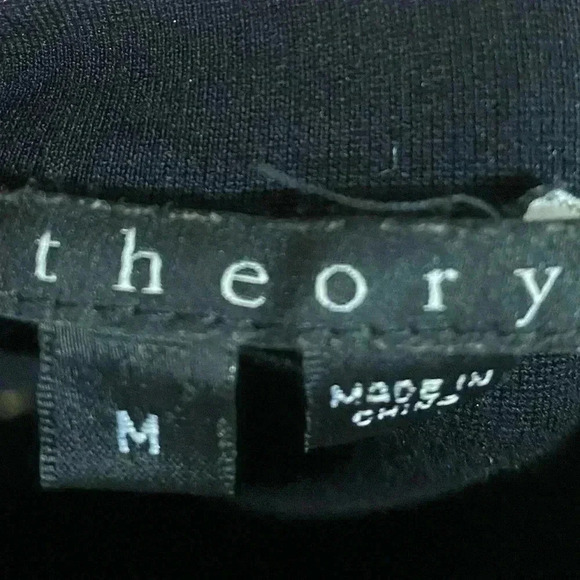 Theory Black Minimalist Dress Size Medium - Picture 4 of 5